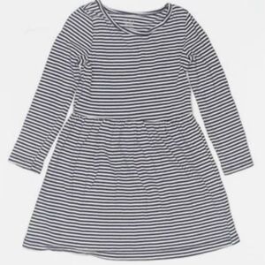 Price🔽Carter's Black and White Striped Dress